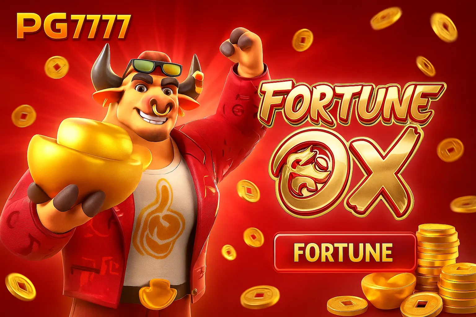 Fortune Ox no PG7777 - Aposte Agora e Reivindique Seus Ganhos