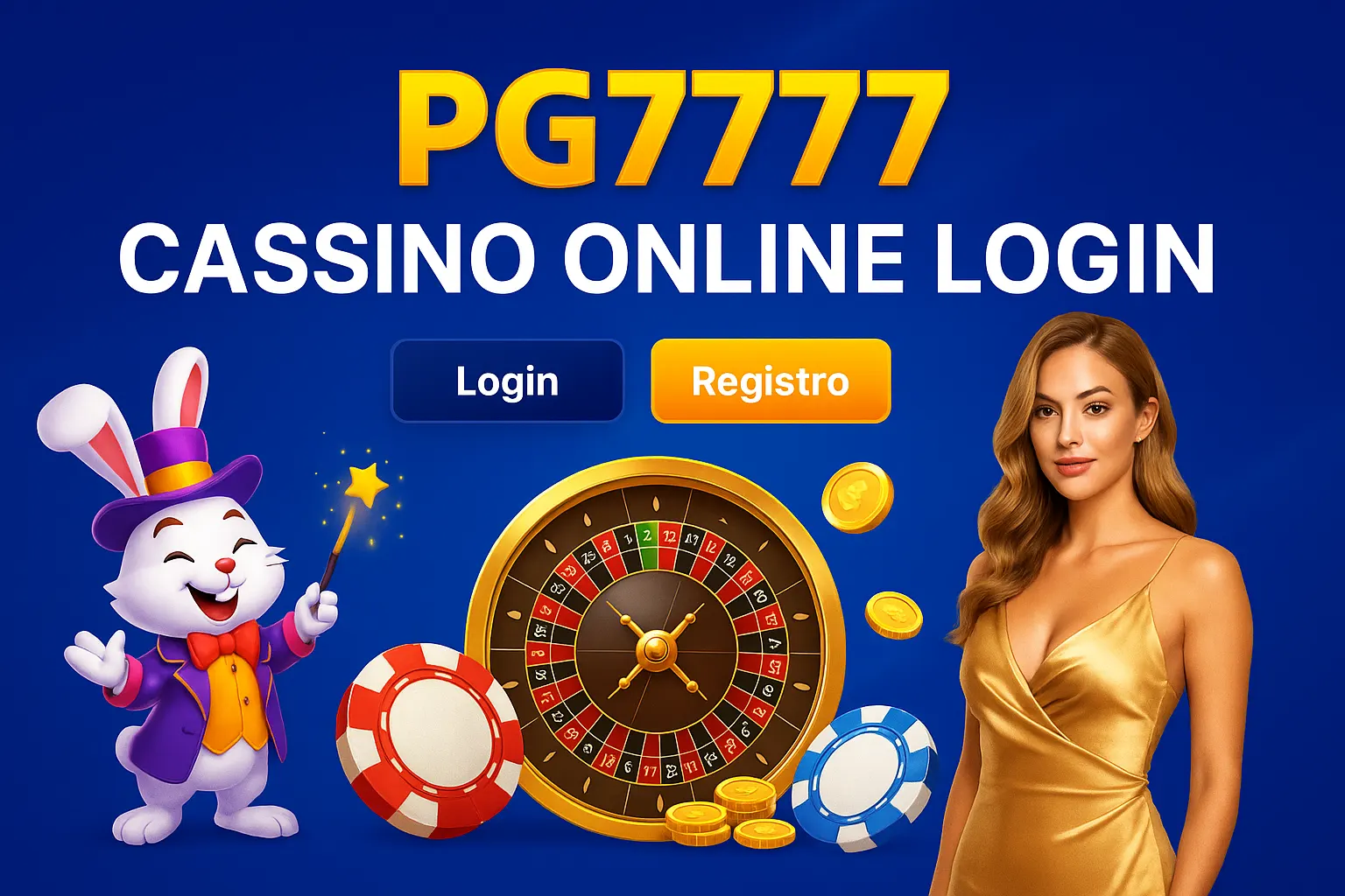 Criar uma nova Conta no plataforma PG7777